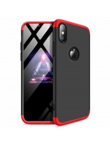 Svart-rött och väldigt snyggt skydd till iPhone XR.