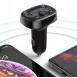 Baseus T-Typed FM Transmitter Bluetooth car charger MP3 2x USB TF microSD 3.4A - Svart (CCTM-01)