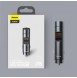 Baseus Bluetooth 5.0 FM Transmiter car charger 2x USB 3 A 18 W PPS Quick Charge 3.0 AFC FCP - Silver (CCNLZ-C0S)