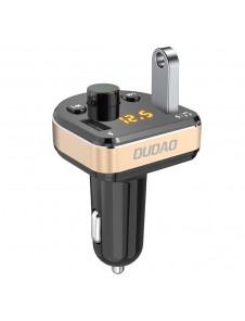 Dudao Bluetooth FM Transmitter MP3 Car Charger 2x USB 3.1 A - Svart (R2Pro black)