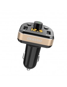 Dudao Bluetooth FM Transmitter MP3 Car Charger 2x USB 3.1 A - Svart (R2Pro black)