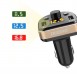 Dudao Bluetooth FM Transmitter MP3 Car Charger 2x USB 3.1 A - Svart (R2Pro black)
