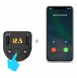 Dudao Bluetooth FM Transmitter MP3 Car Charger 2x USB 3.1 A - Svart (R2Pro black)