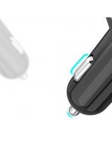 Dudao Bluetooth FM Transmitter MP3 Car Charger 2x USB 3.1 A - Svart (R2Pro black)