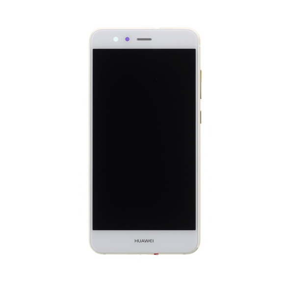 LCD-skärm + Touch Unit + Front Cover Huawei P10 Lite - Vit (Service Pack)