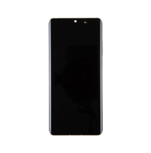 LCD-skärm + pekdon + frontskal Huawei P30 Pro - Silverfrost (servicepaket)