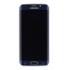 LCD-display + Touch Unit + Frontcover Samsung Galaxy S6 Edge - Svart (Service Pack)