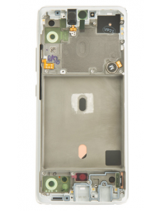 LCD-skärm + Touch-enhet Samsung Galaxy A51 5G - Vit (Service Pack)