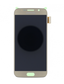 LCD-skärm + Touch Unit Samsung Galaxy S6 - Guld (Service Pack)