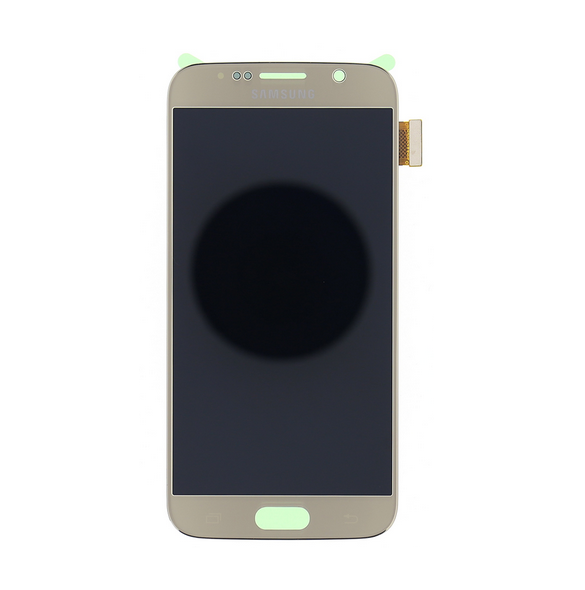 LCD-skärm + Touch Unit Samsung Galaxy S6 - Guld (Service Pack)