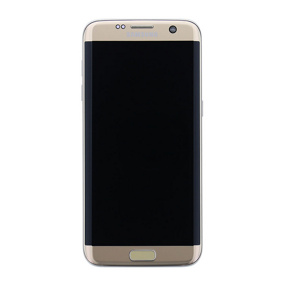 LCD-skärm + pekdon Samsung Galaxy S7 Edge - Guld (Service Pack)