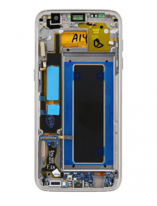 LCD-skärm + pekdon Samsung Galaxy S7 Edge - Guld (Service Pack)