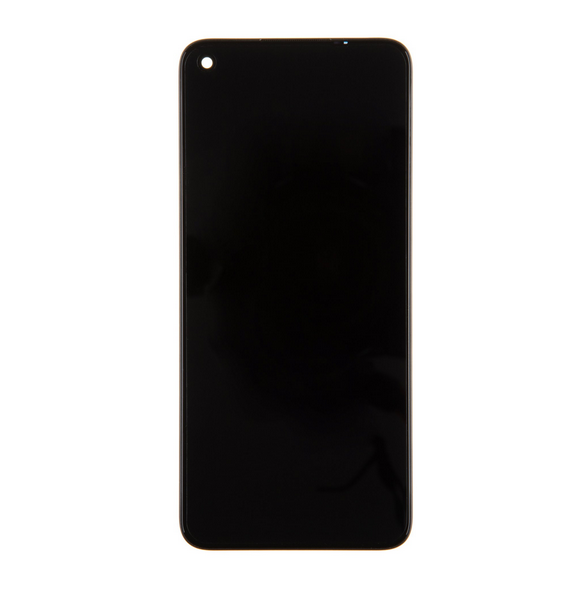 LCD-skärm + pekdon + frontlucka för Realme 7 (Servicepaket)