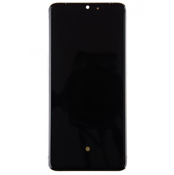 LCD-skärm + pekdon + frontlucka för Realme X2 Pro - Månvit (Service Pack)
