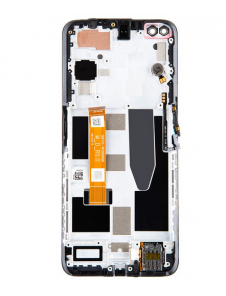 LCD-skärm + pekdon + frontlucka för Realme X50m (Servicepaket)