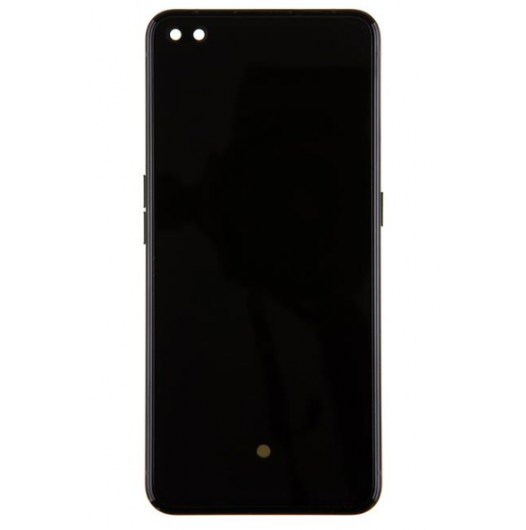 LCD-skärm + pekdon + frontlucka för Realme X50 Pro - Mossgrön (Servicepaket)