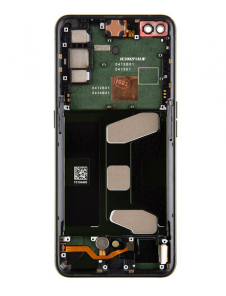 LCD-skärm + pekdon + frontlucka för Realme X50 Pro - Mossgrön (Servicepaket)