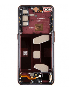 LCD-skärm + pekdon + frontlucka för Realme X50 Pro - Rostrött (Servicepaket)