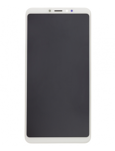 LCD-display + Touch Unit + Framsida för Xiaomi Mi Max 3 - Vit (Service Pack)