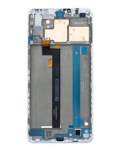 LCD-display + Touch Unit + Framsida för Xiaomi Mi Max 3 - Vit (Service Pack)