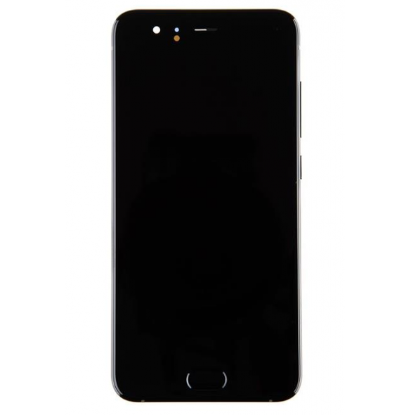 LCD Display + Touch Unit + Front Cover for Xiaomi Mi6 Black (Service Pack)