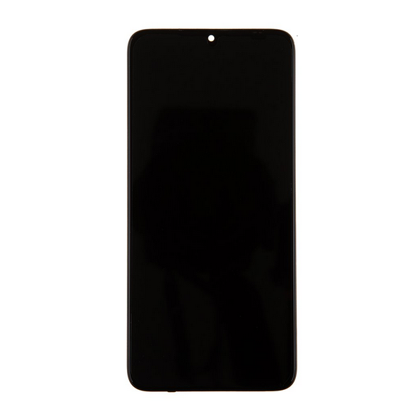 LCD-skärm + pekdon + frontlucka till Xiaomi Poco M3 - Svart (servicepaket)