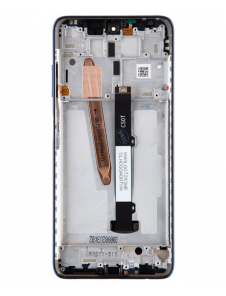 LCD-display + Touch Unit + Framsida för Xiaomi Poco X3 - Blå (Service Pack)