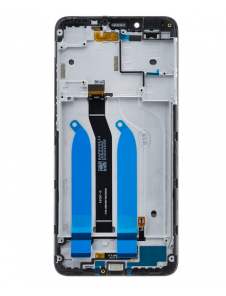 LCD-display + Touch Unit + Framsida för Xiaomi Redmi 6 / 6A - Svart (Service Pack)