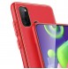 Rött och mycket snyggt fodral Samsung Galaxy M30s.