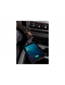 Belkin Car Charger, strömadapter från cigguttag till USB inkl. Lightningkabel - svart (F8J121bt04-BLK)