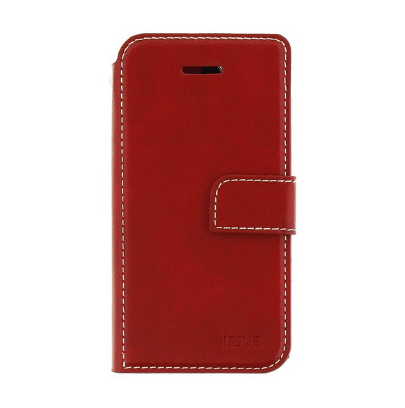 Molan Cano Issue Book Case för Xiaomi Redmi Note 10 / 10s - Röd