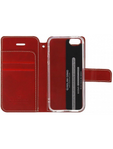 Molan Cano Issue Book Case för Xiaomi Redmi Note 10 / 10s - Röd