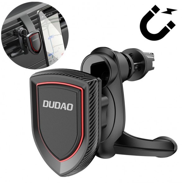 Dudao Universal Air Vent Magnetic Car Mount Holder - Svart (F6Pro)