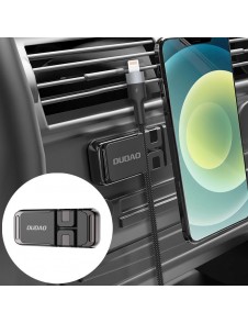 Dudao self-adhesive Universal Magnetic Car Mount Phone Holder for Dashboard cable organizer - Svart (F11s)