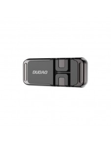 Dudao self-adhesive Universal Magnetic Car Mount Phone Holder for Dashboard cable organizer - Svart (F11s)