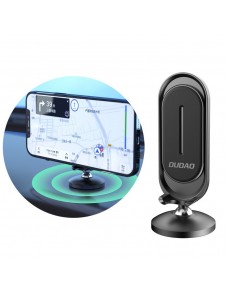 Dudao self-adhesive Universal Magnetic Car Mount Phone Holder for Dashboard - Svart (F11)