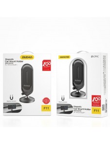 Dudao self-adhesive Universal Magnetic Car Mount Phone Holder for Dashboard - Svart (F11)