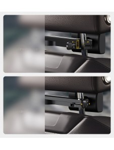 Baseus Energy Storage Backseat Holder Wireless Qi 15 W Charger - Svart (WXHZ-01)