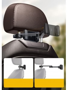 Baseus Energy Storage Backseat Holder Wireless Qi 15 W Charger - Svart (WXHZ-01)