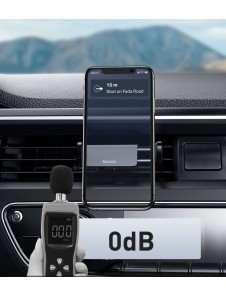 Baseus Steel Cannon Air Outlet Car Mount - Röd (SUGP-09)