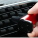 Baseus Steel Cannon Air Outlet Car Mount - Röd (SUGP-09)