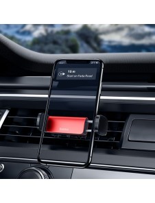 Baseus Steel Cannon Air Outlet Car Mount - Röd (SUGP-09)