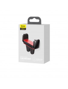 Baseus Steel Cannon Air Outlet Car Mount - Röd (SUGP-09)