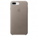 Apple MPTC2ZM/A till iPhone 7 Plus, iPhone 8 Plus Läderskal  - Taupe