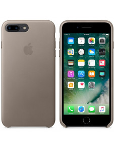 Apple MPTC2ZM/A till iPhone 7 Plus, iPhone 8 Plus Läderskal  - Taupe
