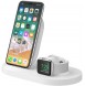 Belkin F8J235 BOOST UP Wireless Charging Dock - Trådlöst laddställ + växelströmsadapter (USB) - Vit