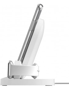 Belkin F8J235 BOOST UP Wireless Charging Dock - Trådlöst laddställ + växelströmsadapter (USB) - Vit