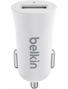 Belkin F8M730 Car Charger, strömadapter från cigguttag till USB - Vit