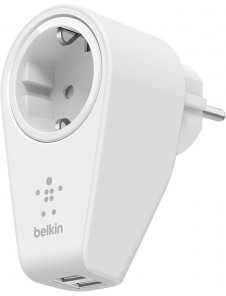 Belkin F8M102 Boost UP 2-Port Swivel Charger + Outlet F8M102vf
