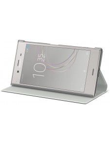 Sony Style Cover Stand SCSG50 vikbart fodral för Sony XPERIA XZ1 - Silver
